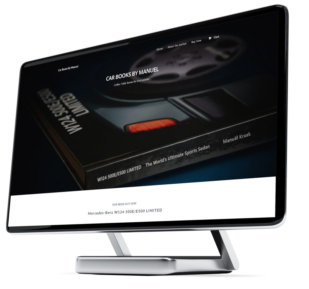 Car Books By Manuel Website design for a book publisher