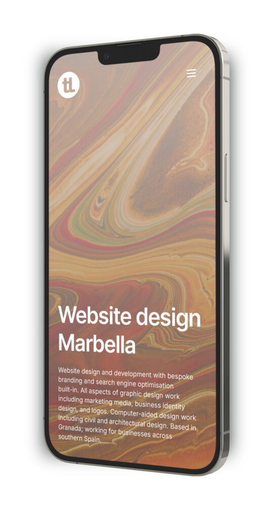 Website design Marbella by Tom Lumsden, Spain